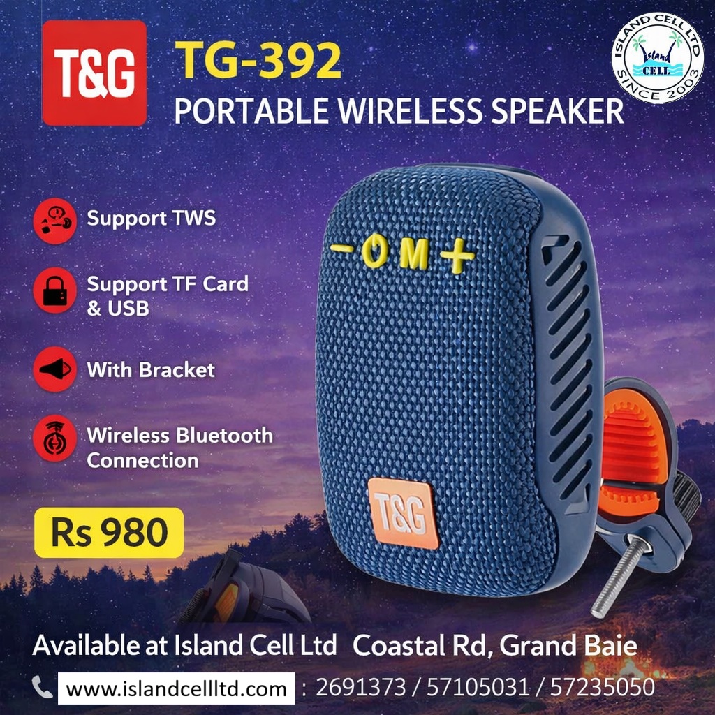 TG‑392 Portable Wireless Speaker